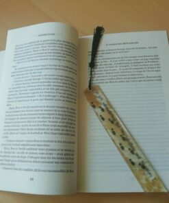 Marque-page "Mauvaises intentions" en Epoxy