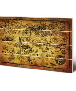 Panneau Bois Map The Legend of Zelda